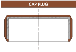 Rubber Covered Cap Plug